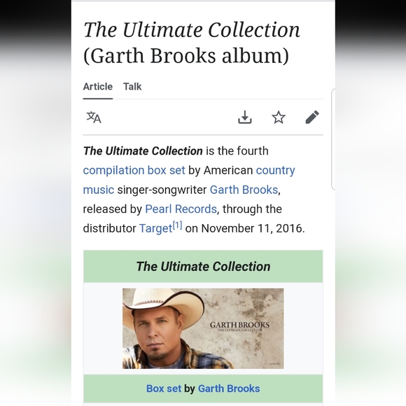 Garth Brooks The Ultimate Collection 10 Disc Set. Brand new. Sealed. - Picture 4 of 7